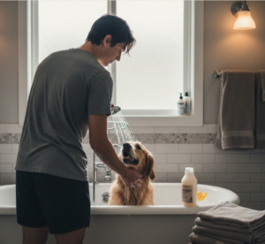 כל כמה זמן צריך לעשות לכלב מקלחת?
